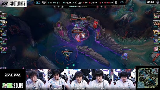 BLG横扫TT语音！气氛太好了！ON猛夸中野配合：行云流水，Baby们！