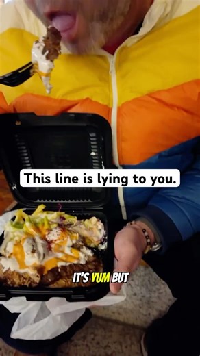 Is the Line at Shawarma Bay Actually Worth It? 🥙 NYC Halal Review #shorts #nyceats