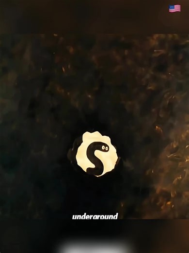Two Earthworms' Journey to the Surface