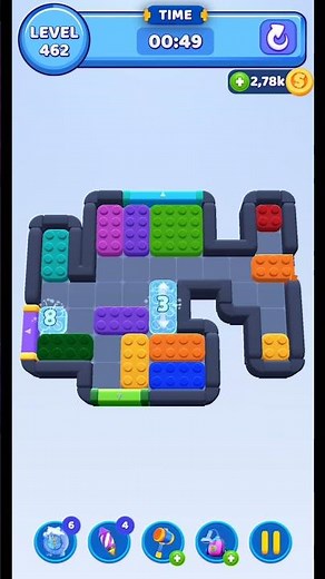 Color Block Jam | Level 462 #shorts #games #gaming