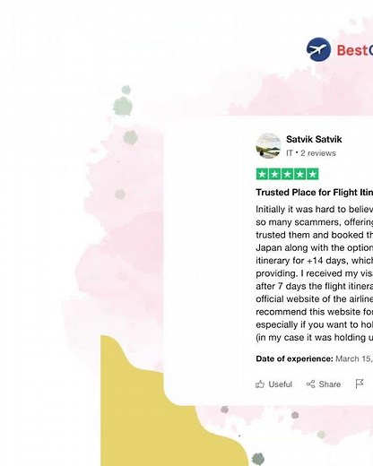 BestOnwardTicket.com Review 2025 – Real Traveler Feedback & Testimonials