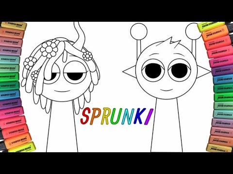 All Sprunki Phase 》Coloring Pages Incredibox Sprunki #sprunki #coloringpages #pages