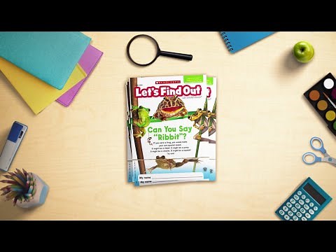Pre K / Kindergarten Learning with Scholastic's LET'S FIND OUT Magazine