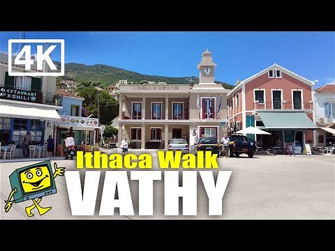 Vathy - Ithaca - Greece - 4K Walking Tour - June 2022