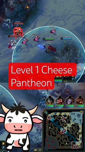 How to Cheese Level 1 as Pantheon Support