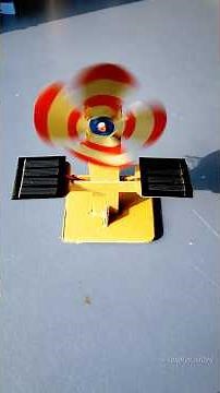 From Trash to Tech! 📦☀️ Build a Solar Fan with Cardboard & Cans