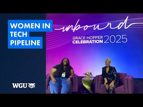 WGU School of Technology VP Linda Calvin, Grace Hopper Celebration Fireside Chat