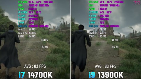 Core i9 13900K vs Core i7 14700K - Test in 8 Games