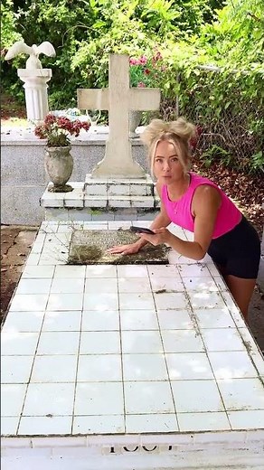 I Cleaned a Random Grave!