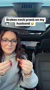 Broken neck prank on my husband #couple #couplegoals #love #boyfriend #foryou #trending #viral #themacfamily | TheMacFamily