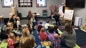16K views · 708 reactions | The highlight of my day was spending time with the 3-year-old class at Sprouts Early Learning Academy in Carlisle after holding a press conference there. Here, child care is blended with early learning opportunities, a model that’s recommended by the Child Care Task Force to promote childhood development and school readiness, and help improve child care access and quality across Iowa. | Governor Kim Reynolds | Facebook