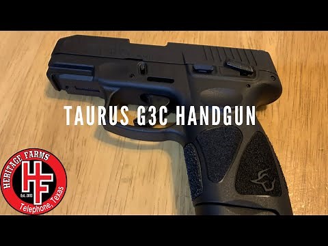 Taurus G3C 9MM Handgun unboxing - Farm, Glove Box, Tool Box Gun?