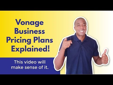 Vonage Business Pricing Plans Explained
