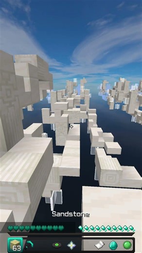 IMPOSSIBLE Minecraft Parkour - #viral #minecraft #shorts #fyp