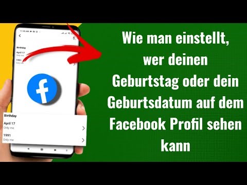 How to control who can see your birthday or date of birth on your Facebook profile