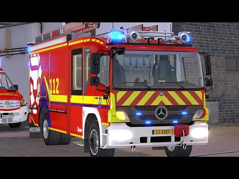 Emergency Call 112 - Luxembourg Firefighters on Duty! 4K