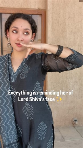 Gana Murali on Instagram: ""Parvati" 🌸 Happy Navaratri Aarambham ✨ Wearing this beautiful chanderi silk bagru print kurta set from @itokri The fabrics are hand crafted by Indian artisans 🤌 do check out their page for more handcrafted beauties ✨ It's my imagination of Parvati Devi before she became the wife of Lord Shiva. Nb: also the song I chose after doing this sequence so my actions or mudras are not the lyrical meaning. . . . . . . . . . . . . . . . . . . . #dancer #chanderis