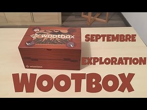 WOOTBOX Thème EXPLORATION de Septembre + CODE PROMO