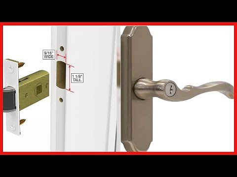 Larson Certified Storm Door M2 Mortise Handle Set (Brushed Nickel)