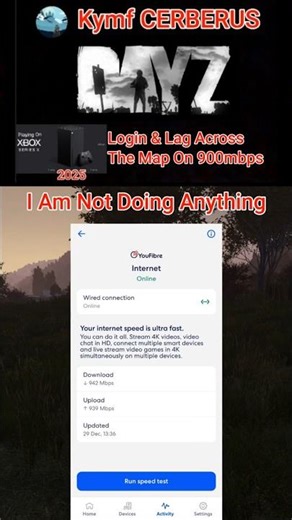 Dayz On Xbox Series X Lagging On Over 900MBPS 🫣🤯