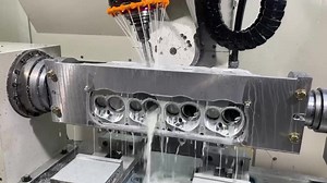 Another set of All Pro LS7 heads on the 5-axis. Watching these run is almost hypnotic, it’s hard to stop looking. | Borowski Race Engines