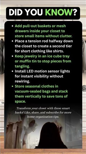 5 Closet Organization Hacks You’ve Never Seen Before 👕