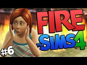 Sims 4 - FIRE!!! Burning down the House on The Sims 4 (Sims 4 Funny Moments) #6