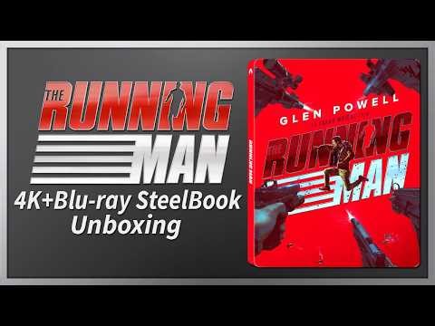 The Running Man (2025) 4K+Blu-ray SteelBook Unboxing