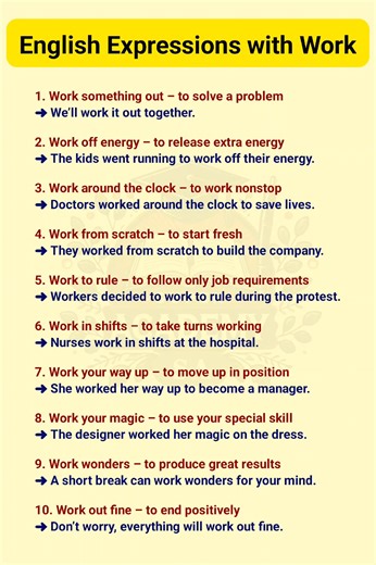 Extremely Helpful English Expressions with Work #fblifestyle #learnenglish #expressionqueen | Super Academy