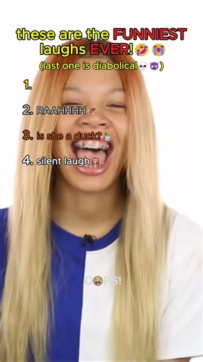 Is that a laugh or a car engine starting?💀