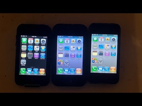 iPhone 3G vs 3GS vs 4 iOS 4 start up test