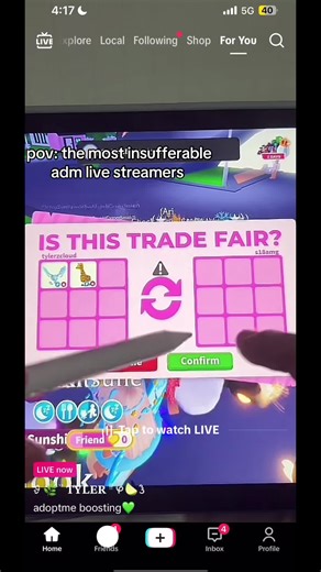 like they are obviously scammers and they always have that annoying forced voice 😭 #roblox #adoptme #adm #livestream #scammers