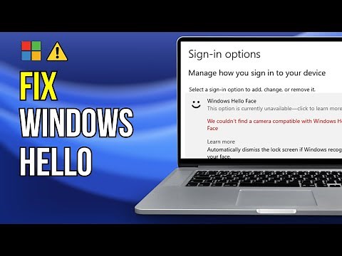 We couldn’t find a camera compatible with Windows Hello Face In Windows 10 /11