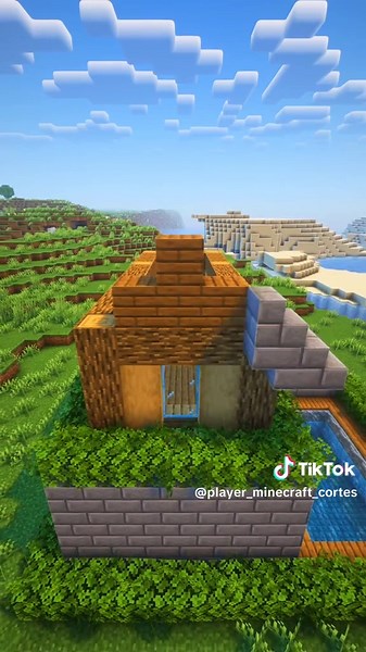 Tutorial de Casa Rústica Simples no Minecraft