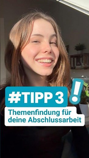 Themenfindung für die Bachelor oder Masterarbeit