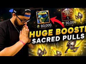 I HIT GOLD! Opening My Viewer's Sacred Shards To Complete Leonardo Hero's Path | Raid Shadow Legends