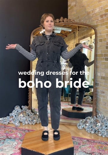 if you’re looking for a gown that feels like you, not a costume; start here. find all five styles (and more) exclusively at strike in milwaukee. #bohovibe #bohobride #bohoweddingdress #weddingdressinspo #weddingdressshopping
