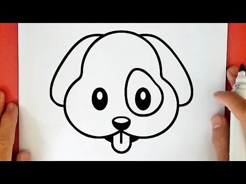 COME DISEGNARE UN CANE EMOJI