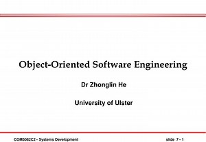 Object-Oriented Software Engineering - SlideServe