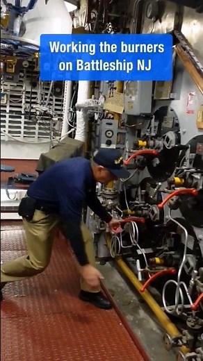 Working the Burners on Battleship NJ