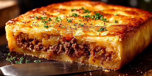 The Most Delicious and Easy Meat and Cabbage Pie Recipe