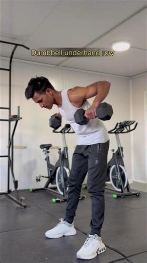 Full Back Workout With Dumbbells | Build Upper, Middle & Lower Back Strength 🔥⚡️. #backworkout