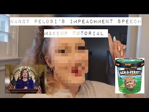 NANCY PELOSI'S IMPEACHMENT SPEECH MAKEUP TUTORIAL!