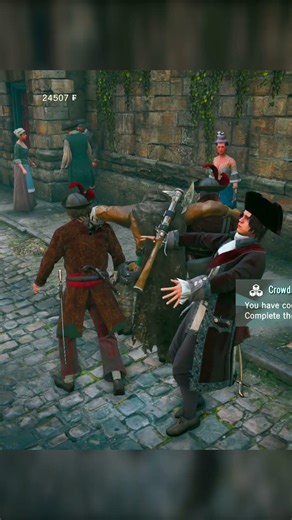 AC Unity • Double Assassination • Killing Criminals #shorts #gaming #acunity #games #gameplay
