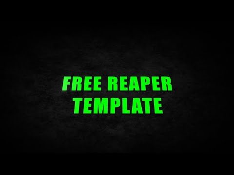 Totally Free Metal Template for Reaper!