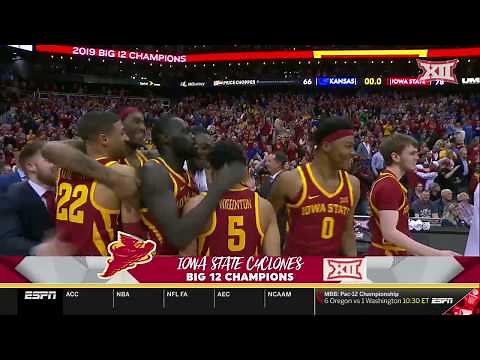 Iowa State vs Kansas Men's Basketball Highlights