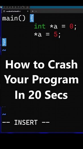 How to Crash Your C Program in 20 Seconds on Linux