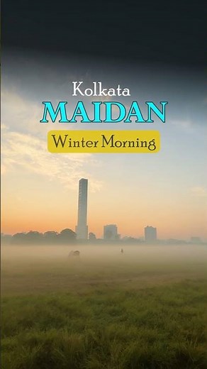 Kolkata Maidan Winter Morning | Calm, Fog & Pure Vibes | The Indian Affairs
