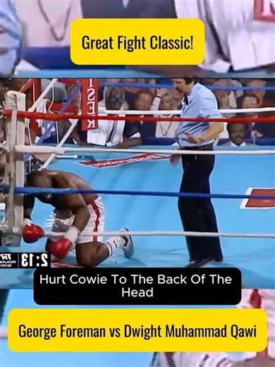 George Foreman vs Dwight Muhammad Qawi #boxing #boxing🥊 #boxingtraining | The Greatest Boxing