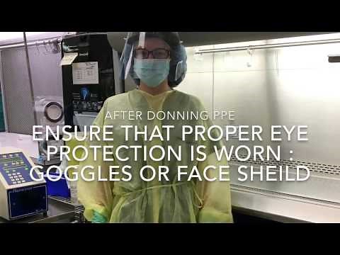 Cleaning and Disinfecting a Laminar Flow Hood